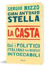Sergio Rizzo, Gian Antonio Stella - La Casta - Rizzoli (copertina)