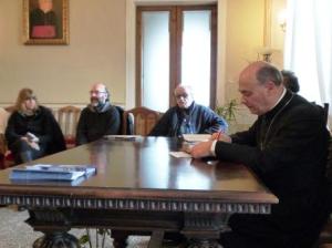 Il Vescovo di Senigallia Giuseppe Orlandoni incontra i giornalisti